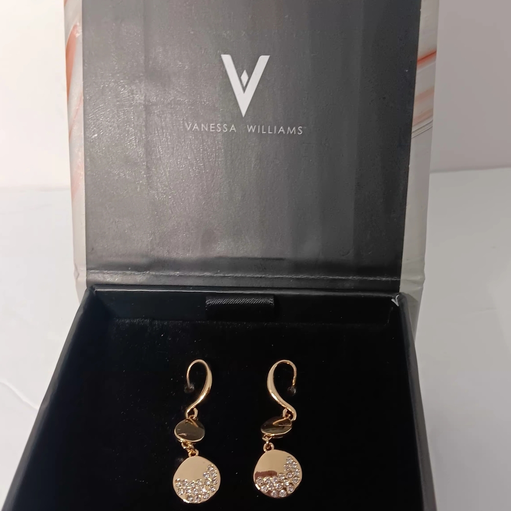 Vanessa Williams Gold and Silver Dangle Earrings